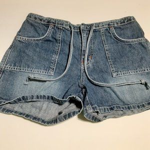 5/$20 VTG Hydraulic Women's Drawstring Waist Front Button Shorts in Size 4